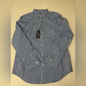 VINEYARD VINES Men's Carleton Gingham Classic Tucker Shirt Size M